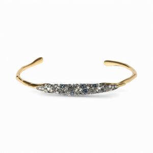 ALEXIS BITTAR 
Solanales Crystal Thin Cuff Bracelet - Midnight